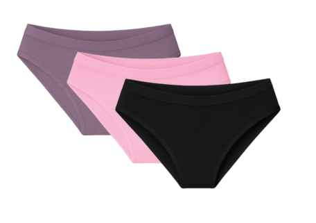 KIT 3 CALCINHAS ALTA HOAHI PREMIUM POLIAMIDA