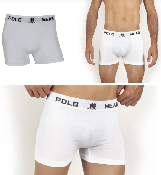 CUECA BOXER POLO WEAR BASIC MICROFIBRA
